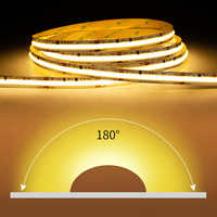 Bande lumineuse LED COB 24V, 560 LED/m, double couleur CCT 2700K-6500K, ruban LED intelligent adressable WS2811 SPI, 14W/m, 10mm, découpable, 5m/rouleau