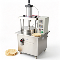 Machine hydraulique commerciale automatique de presse à crêpes chauffantes pour gâteau de canard rôti Tortilla Pita