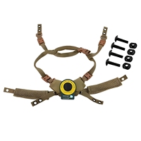 Système de suspension de casque Wendy amélioré avec sangle de menton souple et sangles de verrouillage réglables
