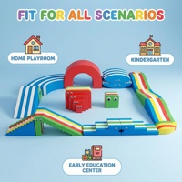 Blocs d'escalade en mousse souple écologiques de grande taille pour enfants, jouets d'entraînement sensoriel pour aire de jeux intérieure