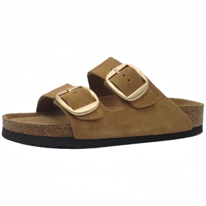 Sandalias <span class=keywords><strong>Birkenstock</strong></span> Arizona de Corcho Personalizadas con Suela Ajustable, Cuero Genuino Natural, Fabricante, para <span class=keywords><strong>Hombre</strong></span> y Mujer - Product Image 5