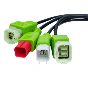 Cable de Diagnóstico OBD2 para Motocicletas <span class=keywords><strong>Kawasaki</strong></span> <span class=keywords><strong>Serie</strong></span> <span class=keywords><strong>Z</strong></span>/Ninja/Versys/Vulcan - Conector 4 en 1 de 4 Pines/6 Pines - Product Image 3
