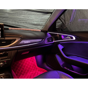 ไฟตกแต่งภายในแบบกำหนดเองสำหรับ Audi A6L/C7 ปี 2012-2018 Symphony LED แถบอะคริลิค ไฟสร้างบรรยากาศ ขายจากโรงงาน - Product Image 2
