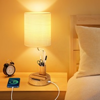 Lampe de bureau LED flexible rechargeable 8000 mAh OEM ODM avec indicateur de batterie, variateur tactile USB-C et support de téléphone – Vente en gros