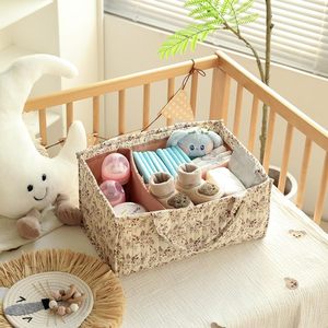 Elegante Organizzatore per Pannolini in Poliestere Resistente all'Acqua, Cesto Portaoggetti per Cameretta, Contenitore per Pannolini e Salviette, Organizer per Auto - Product Image 5