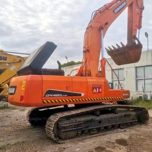 Excavadora de cadenas Doosan DX420LC-9C usada con motor <span class=keywords><strong>Scania</strong></span> DC13, cucharón de 2.0m³ de alta resistencia para trabajos de minería y canteras - Product Image 1