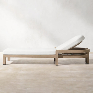 Chaise longue de jardin <span class=keywords><strong>en</strong></span> <span class=keywords><strong>teck</strong></span> Chaises de plage extérieures Chaise de plage <span class=keywords><strong>en</strong></span> bois de <span class=keywords><strong>teck</strong></span> Imperméable La Sala De Estar Patio Villa Sunbed - Product Image 6
