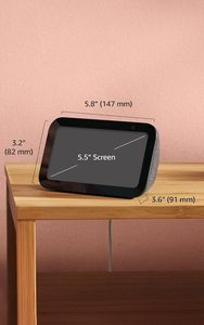 Para Show 5 (modelo más reciente) Pantalla Inteligente con Alexa, Acceso Temprano, Sonido 2 Veces Más Nítido, Hogar y Calendario, Echo Show 5 Color Carbón - Product Image 4
