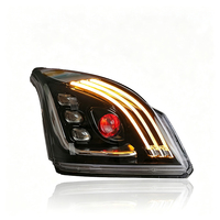 Phares avant pour Prado FJ120 (03-09) avec lentille LED, feux de jour 8000K, 6000 Lumens, 12V