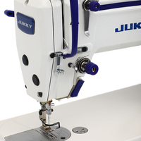 JUKKY Nouveau Modèle Machine à Coudre Industrielle à Entraînement Direct, Pied Prenant, Point Noué, Plateforme Plate, Haute Vitesse, pour Usage Domestique et Salopettes
