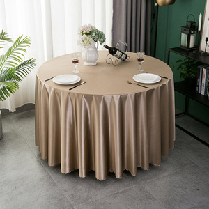 Nappe <span class=keywords><strong>Ronde</strong></span> Personnalisée, Housse de <span class=keywords><strong>Table</strong></span> <span class=keywords><strong>Ronde</strong></span>, Nappe en <span class=keywords><strong>Toile</strong></span> <span class=keywords><strong>Cirée</strong></span> <span class=keywords><strong>pour</strong></span> Hôtels et Mariages - Product Image 4