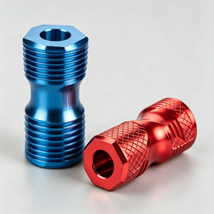 Espaciador de Aluminio/Acero Inoxidable con Rosca Hexagonal y Acabado de Diamante Trenzado, Conector Metálico Personalizado Mecanizado por CNC/EDM - Product Image 5