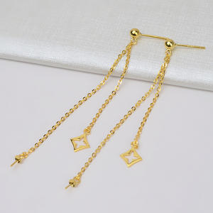 Wenchi S925 - Pendientes Largos de Plata con Doble Cadena y Múltiples Cuentas, con Borla, para Mujer, con Perlas Colgantes, Modelo 16164 - Product Image 5