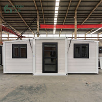 Rumah Kontainer 10ft 20ft 30ft 40ft, Rumah Ekspansi, Rumah Modular Portabel Lipat dengan Dapur dan Kamar Mandi, Cottage Dijual