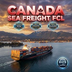 Spedizione Marittima Settimanale Veloce Cina-Canada 20GP 40GP 40HQ LCL+Express DDP Gestione Tasse Tariffa Fissa Agente Professionale con 12 Anni di Esperienza - Product Image 1