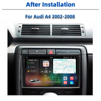 Autoradio Android 9,5 pouces pour Audi A4 S4 B6 B7 2002 - 2008, CarPlay sans fil, écran 2K, 8 cœurs UIS7865, autoradio