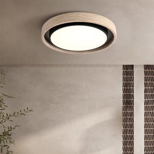 <b>Ceiling</b> <b>Light</b> Round LED Travertine Style For Bedroom Children's Room - Product Image 2