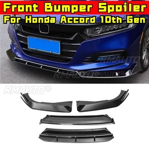 Diffuseur de pare-chocs avant de voiture, spoiler noir mat, kit carrosserie pour Honda Accord 10e génération, protection de pare-chocs, accessoires de voiture - Product Image 3