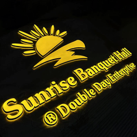 Lettres en acrylique pour extérieur, enseigne personnalisée pour magasin, lettres 3D éclairées, lettres en acrylique LED, logo 3D, enseigne LED