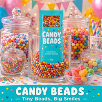 Bolsas de Mylar con Cierre de Tres Lados para Caramelos Pequeños, Bolsas Planas con Ventana, Ligeras, para Envasar Dulces, Chispas y Golosinas