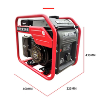 Fournisseurs 100V 4kW Onde sinusoïdale pure 3kW 2000 W Petit Gerador/Générateur numérique portable 2000 watts 1kW de puissance Inverter à essence