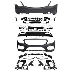 Kit carrosserie pour voiture, <span class=keywords><strong>prix</strong></span> direct usine, mise à niveau du pare-chocs vers le style C65 <span class=keywords><strong>AMG</strong></span>, kit carrosserie pour Benz Classe <span class=keywords><strong>C</strong></span> W205, avant et arrière - Product Image 1