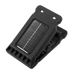 Lampe à clip solaire pour extérieur avec détection de mouvement pour l'éclairage de jardin et de pelouse, 2,4 W, modèle 889 - Product Image 1