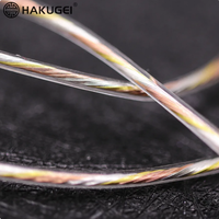 Câble de base multi-éléments HAKUGEI Litz plaqué argent plaqué or 7n Occ cuivre DIY Hifi