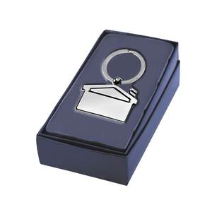 Customizable Metal Keychain House Fashion Vintage Cartoon Style Offset UV <b>Printing</b> <b>on</b> Alloy Zinc <b>Iron</b> Material with Custom Logo - Product Image 3