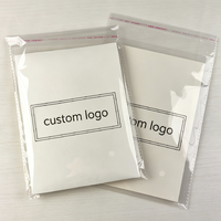 Kantong Plastik Reselable dengan Logo Custom, Kantong Plastik Perekat Sendiri, Kantong CPE Semi Transparan, Kantong Plastik Transparan untuk Kemasan Tablet dan Pakaian