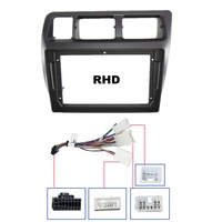 Marco de Panel para Radio Estéreo GPS para TOYOTA Corolla 1993, Personalizable de Fábrica, Marco para Reproductor de DVD para Auto