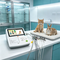 Appareil ECG vétérinaire numérique à 3 canaux, moniteur cardiaque pour animaux de compagnie, pour clinique vétérinaire, hôpital