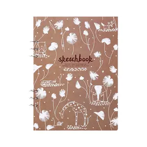 Bold Pink Black Personalized Sketchbook Your Name Notebook