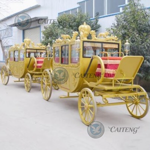 Carrozza Reale Elettrica in Metallo a Forma di Zucca Rossa per Matrimoni, Porta <span class=keywords><strong>Numero</strong></span> da Tavolo, Carrozza Reale a 4 Ruote in Vendita - Product Image 5