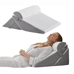 <span class=keywords><strong>Almohada</strong></span> de <span class=keywords><strong>cuña</strong></span> para dormir <span class=keywords><strong>Almohada</strong></span> de inclinación de espuma viscoelástica ajustable para después de la cirugía Reflujo ácido y ronquidos Almohadas de <span class=keywords><strong>cuña</strong></span> triangulares - Product Image 1