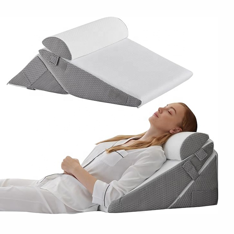 Triangle Foam Pillows Support Comfort for Sleeping