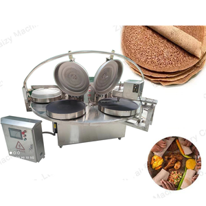 Machine à Injera traditionnelle éthiopienne à chauffage électrique automatique et continu, machine à <span class=keywords><strong>pain</strong></span> plat <span class=keywords><strong>Teff</strong></span> à vendre - Product Image 6