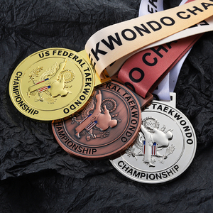 High Quality <strong>Cheap</strong> Price Customize Marathon Metal <strong>Medal</strong> 3D Custom Taekwondo <strong>Medal</strong> - Product Image 6