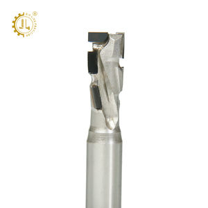 Cắt Chiều Dài 25Mm Shank 12Mm Plywod Nén CNC Router Làm Tổ Bit PCD Kim Cương Xoắn Ốc Router Bit Cho Gỗ Chế Biến Gỗ PCD - Product Image 2