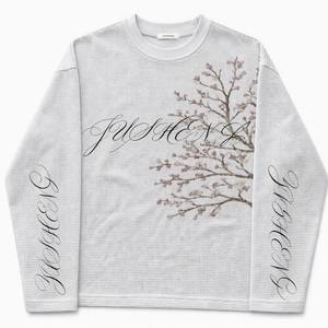 T-shirt personnalisé pour <span class=keywords><strong>homme</strong></span>, <span class=keywords><strong>coupe</strong></span> droite, manches longues, 100% coton tricoté, impression numérique DTG, respirant, 250-350g, style vintage - Product Image 1