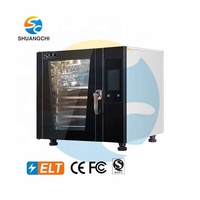 Four à convection électrique professionnel à 7 plateaux, multifonctionnel, industriel et commercial, pour la cuisson de pizzas et de pains, destiné aux boulangeries