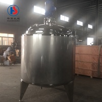 Cuve de mélange à double enveloppe en acier inoxydable Huashang de qualité alimentaire pour le traitement des boissons et des produits chimiques