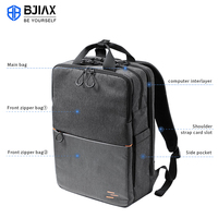 Sac à dos unisexe imperméable grande capacité, léger, avec compartiment ordinateur indépendant, grande ouverture, pour ordinateur portable 16 pouces, style japonais