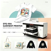 Mesin Printer DTG Dual Workstation Baru dengan Sirkulasi Pigmen, Mesin Cetak Langsung Industri 6 Head Otomatis Penuh untuk Kaos dan Flex dalam Jumlah Besar