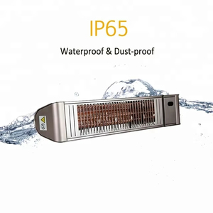 Chauffage Électrique Infrarouge Étanche Noir/Gris 220V/240V 50Hz/60Hz 2000W pour Intérieur/Extérieur – Modèle d'Appareil de Chauffage - Product Image 2