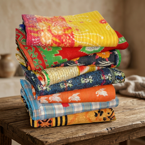 Manufacturer Indian Home Decorative Sari <b>Kantha</b> <b>Quilt</b> Gudri - Product Image 4
