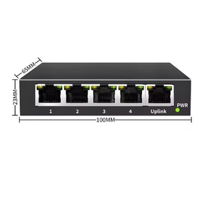 5 10/100/Mbps RJ45 Ports commutateur ethernet <span class=keywords><strong>internet</strong></span> boîtier en métal 5V bureau 5 ports commutateur ethernet <span class=keywords><strong>mini</strong></span> commutateur ethernet - Product Image 4
