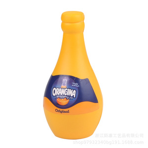 Juguete Antiestrés de Espuma de Poliuretano con Forma de Botella de Jugo de Naranja, Decoración de Escritorio, Regalo para Niños de 8 a 13 Años, Unisex - Product Image 2