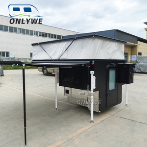 Camper 4x4 tout-terrain hybride à <span class=keywords><strong>toit</strong></span> <span class=keywords><strong>relevable</strong></span> certifié VIN pour pick-up, idéal pour les couples en expéditions et le overlanding, personnalisable OEM - Product Image 2