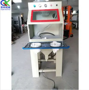 Qingke Basah Lemari Sandblasting Sand Blasting Machine Peralatan Yang Berlaku Stasiun Sandblasting Peralatan